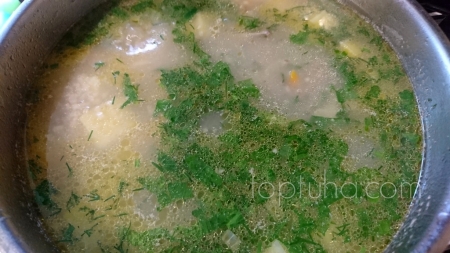 Суп ячневый